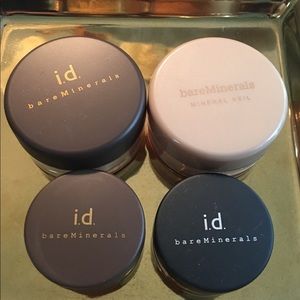 BARE MINERALS 4 Pots previously opened, still full